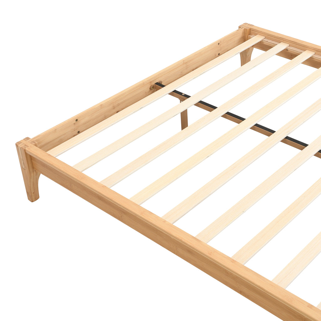 Bamboo Wood Platform Bed Frame