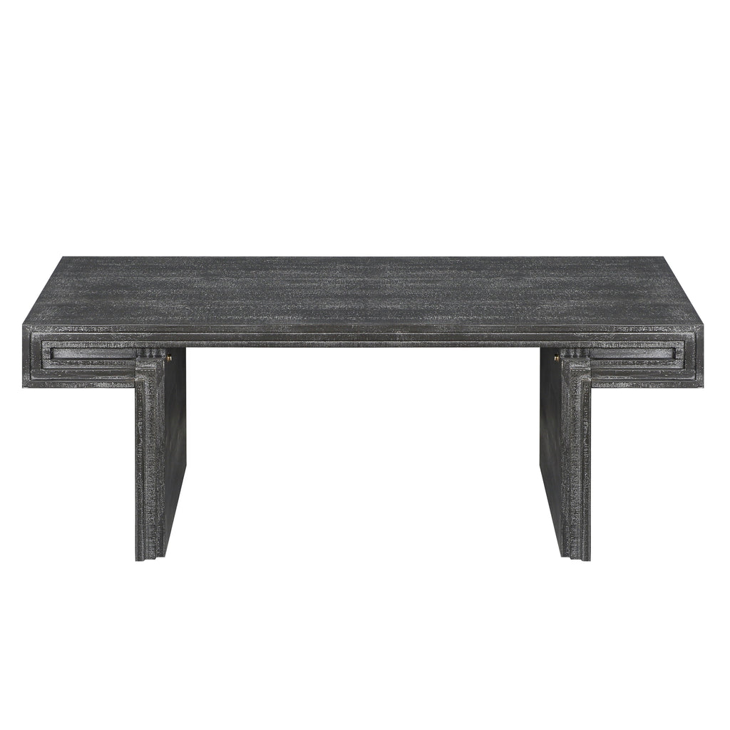 Modern Farmhouse Reclaimed Wood Texture Coffee Table