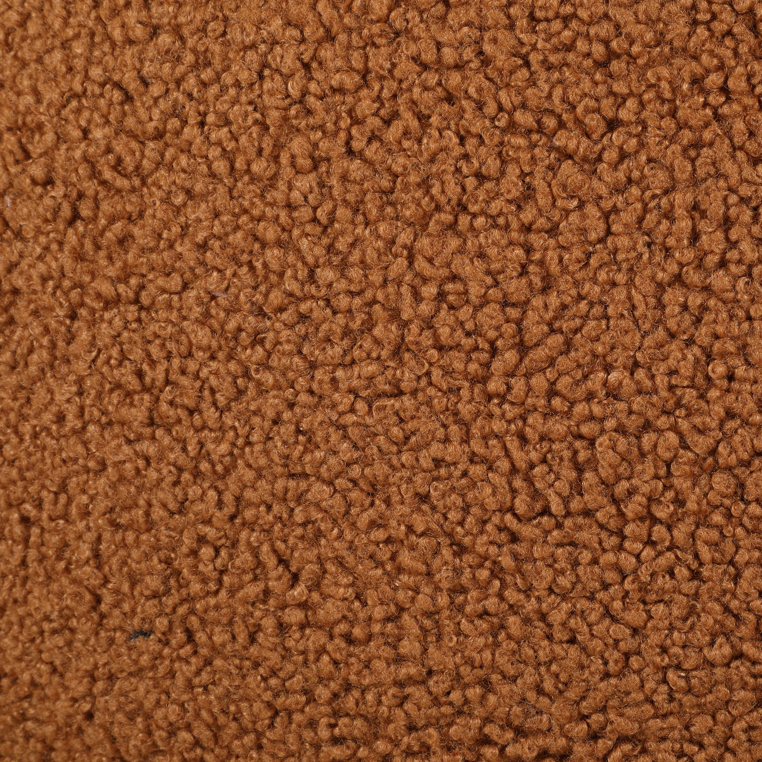 Modern Boucle Upholstered Barrel Back Accent Chair