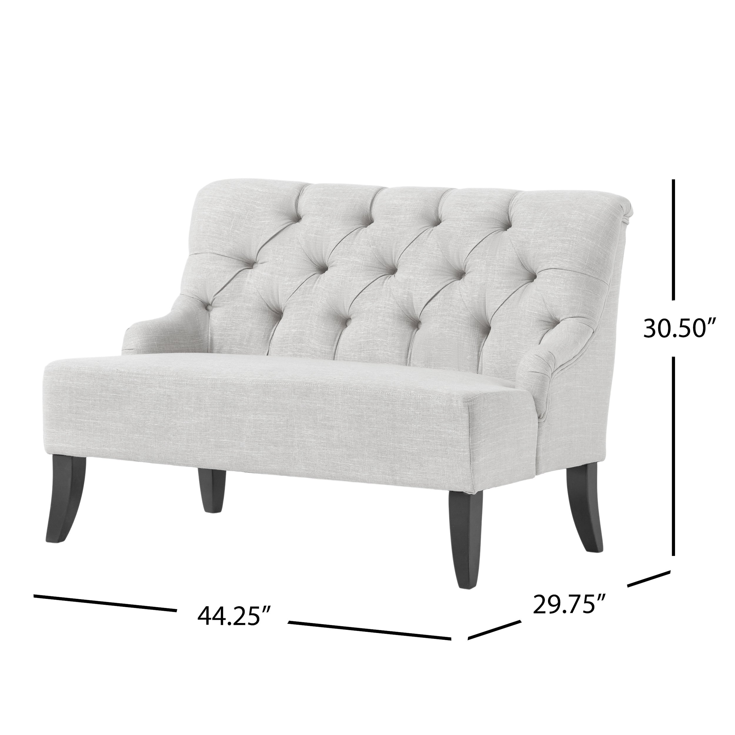 Nicole Button Tufted Settee