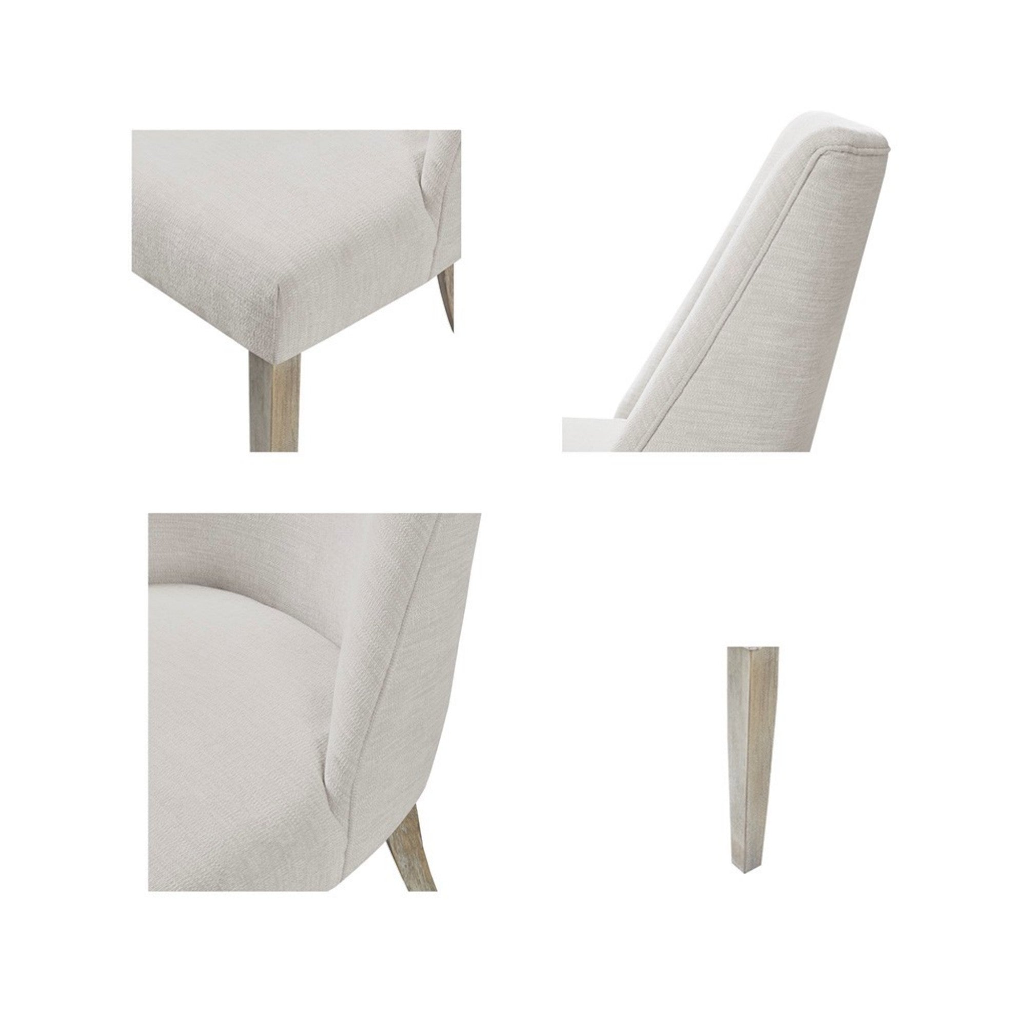 Upholstered High Back Dining Chair, Set of 2