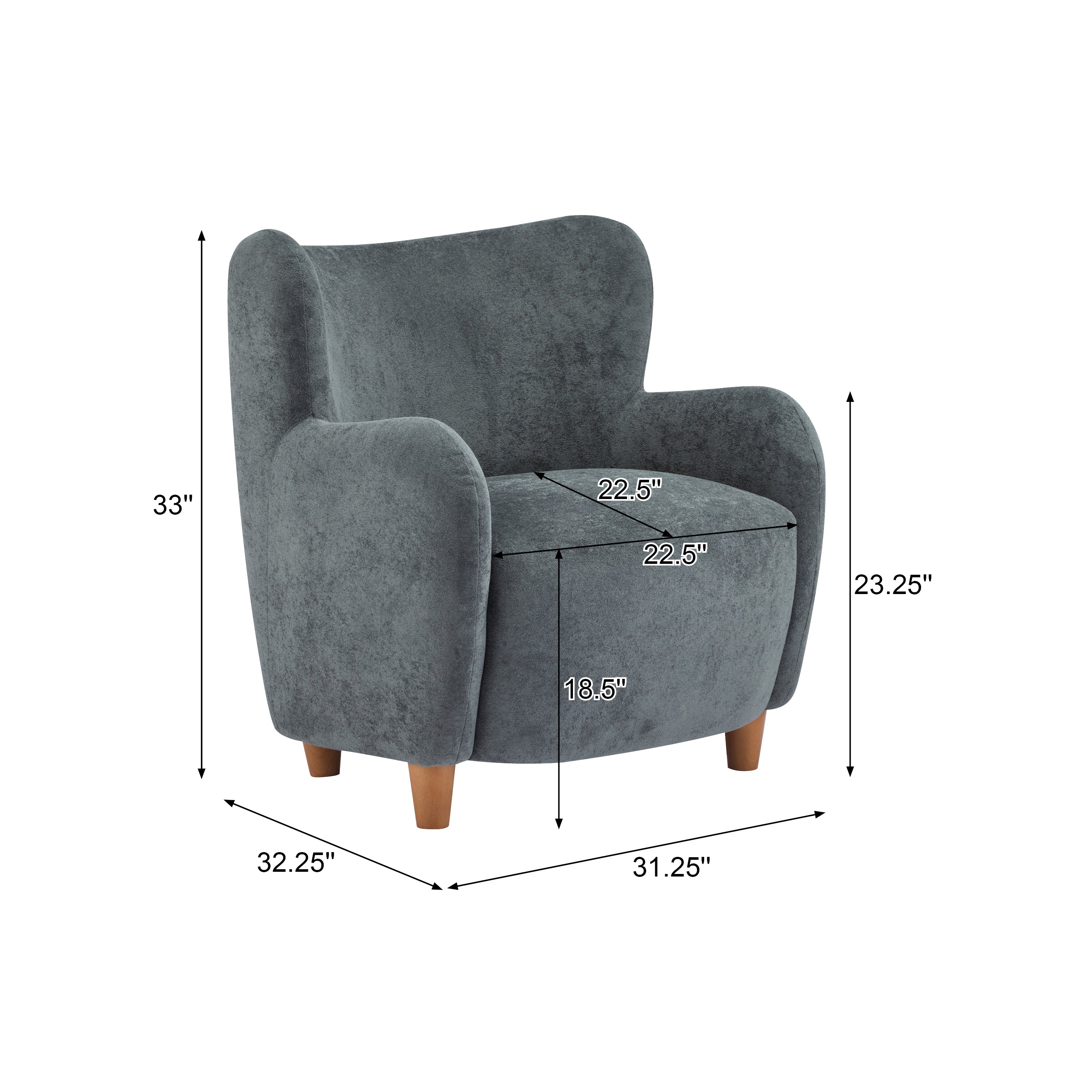 Lucia Wingback Armchair