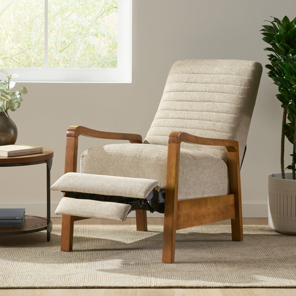 Mid-Century Modern Manual Club Recliner