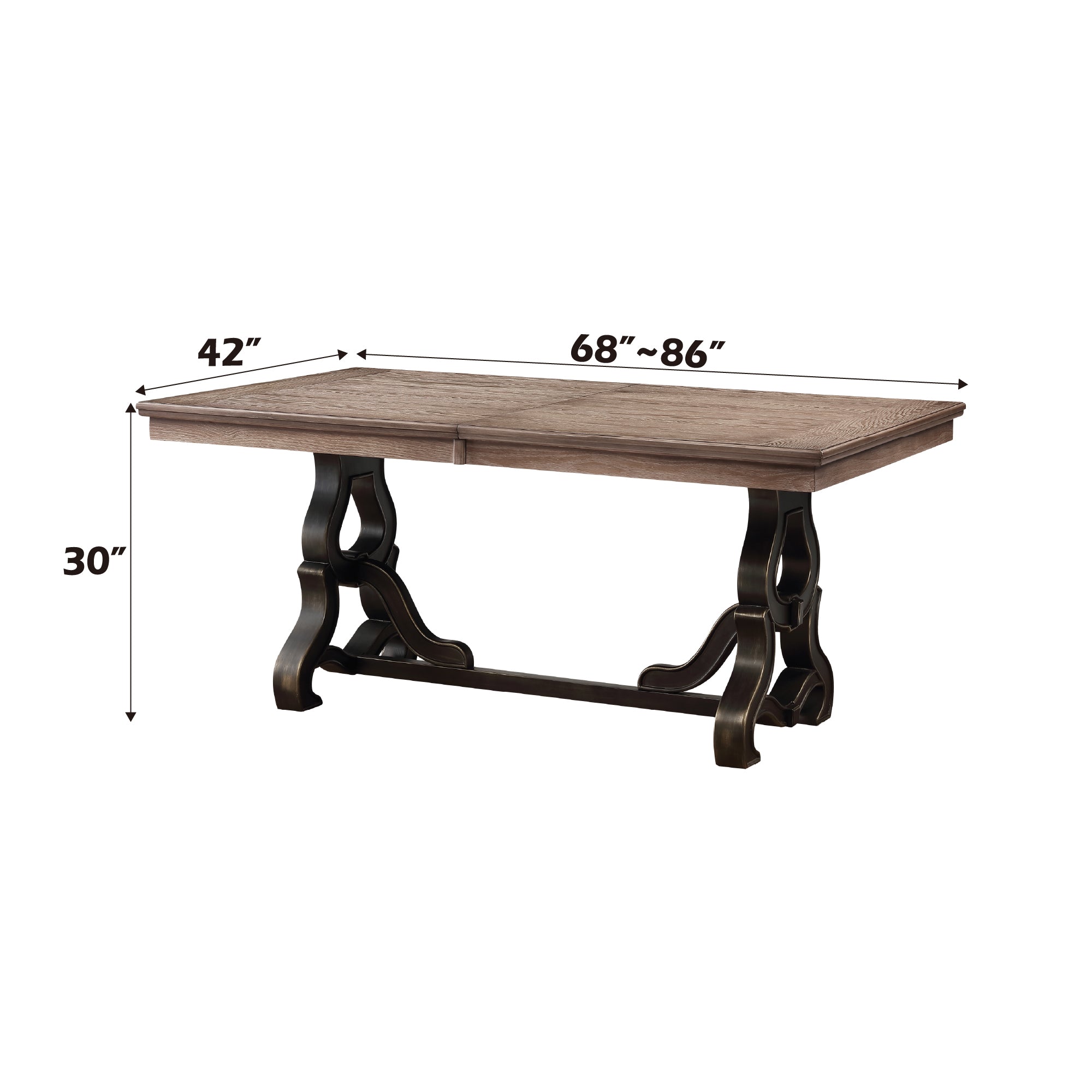Nathaniel Maple Finish Dining Table