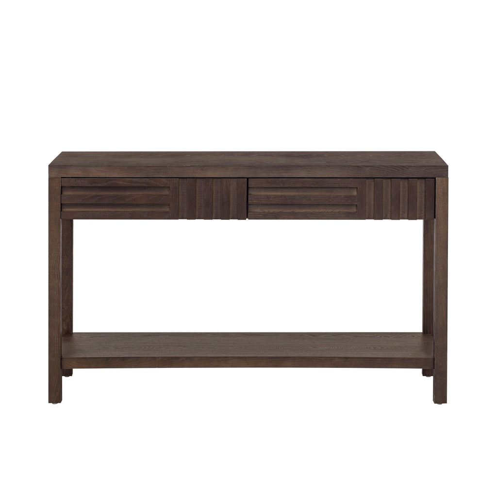 Geometric Drawer Entryway Console Table