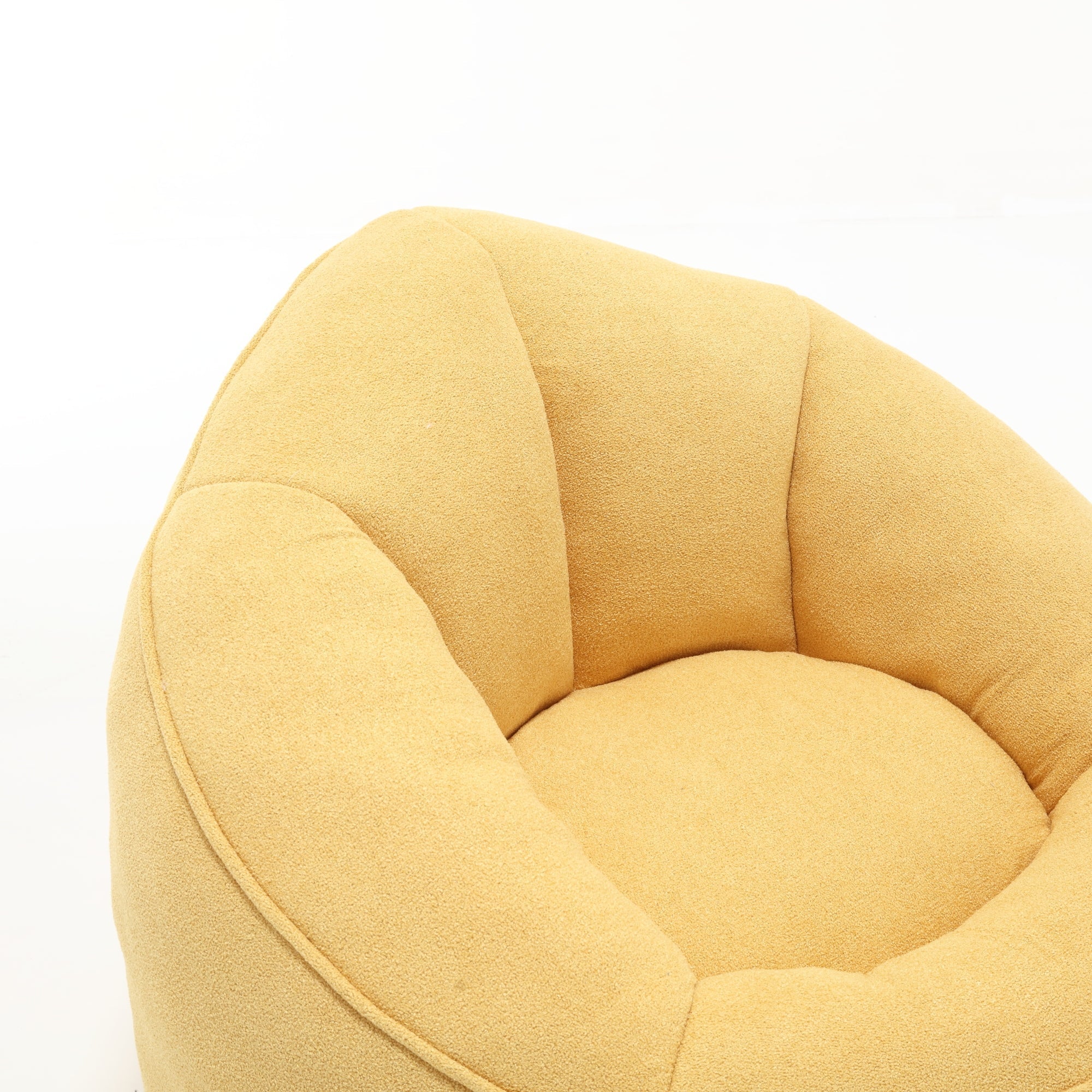 Bean Bag Sofa Chair with High-Pressure Foam and Footrest