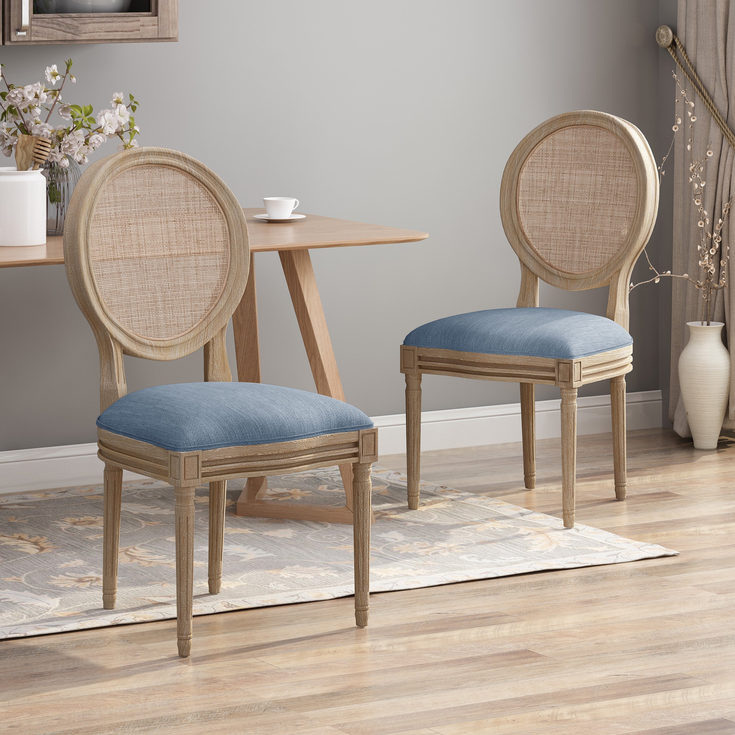 Cane Back French Country Dining Chair