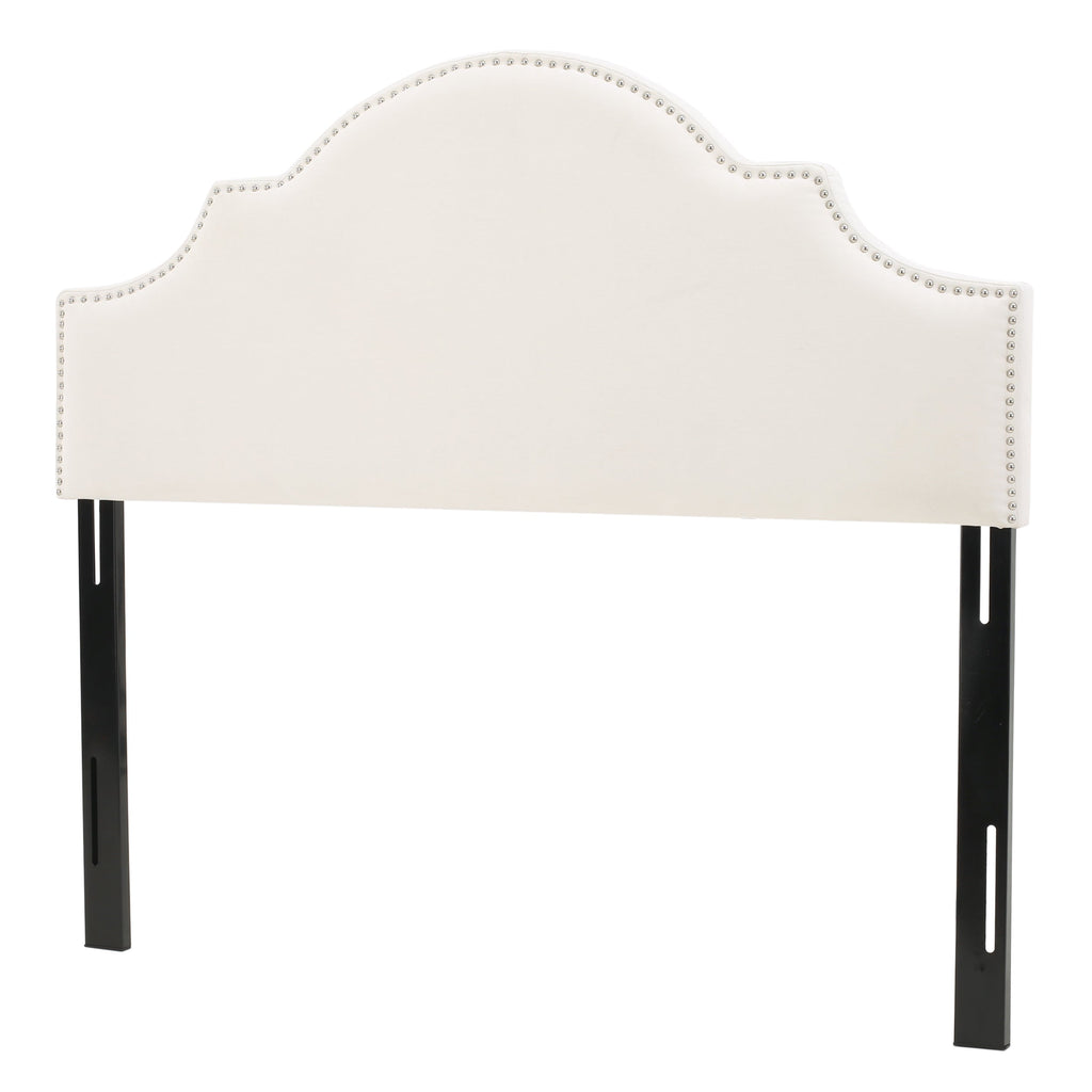 Upholstered Nailhead Trim Headboard