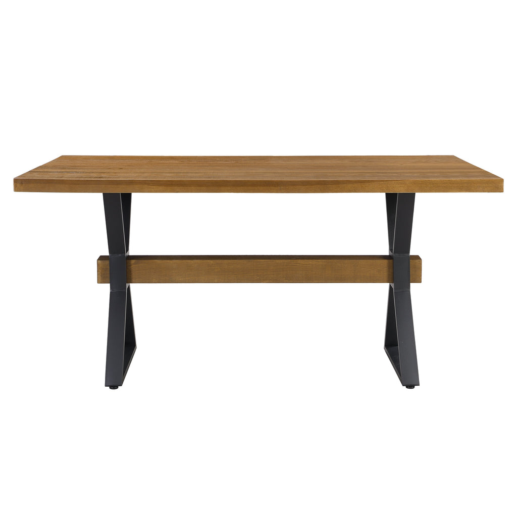 Hartsdale Farmhouse X-Shaped Dining Table