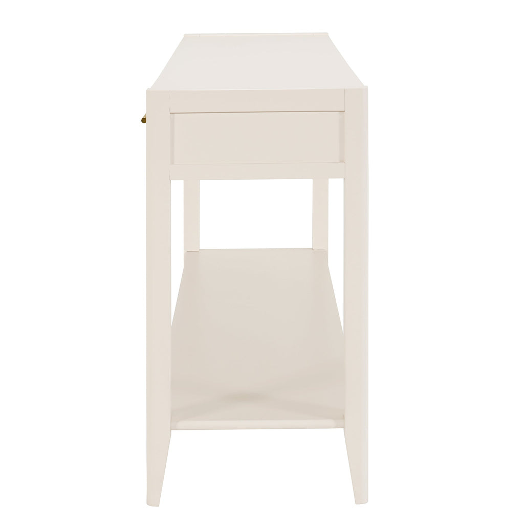 Fluted Drawer Contemporary Entryway Console Table
