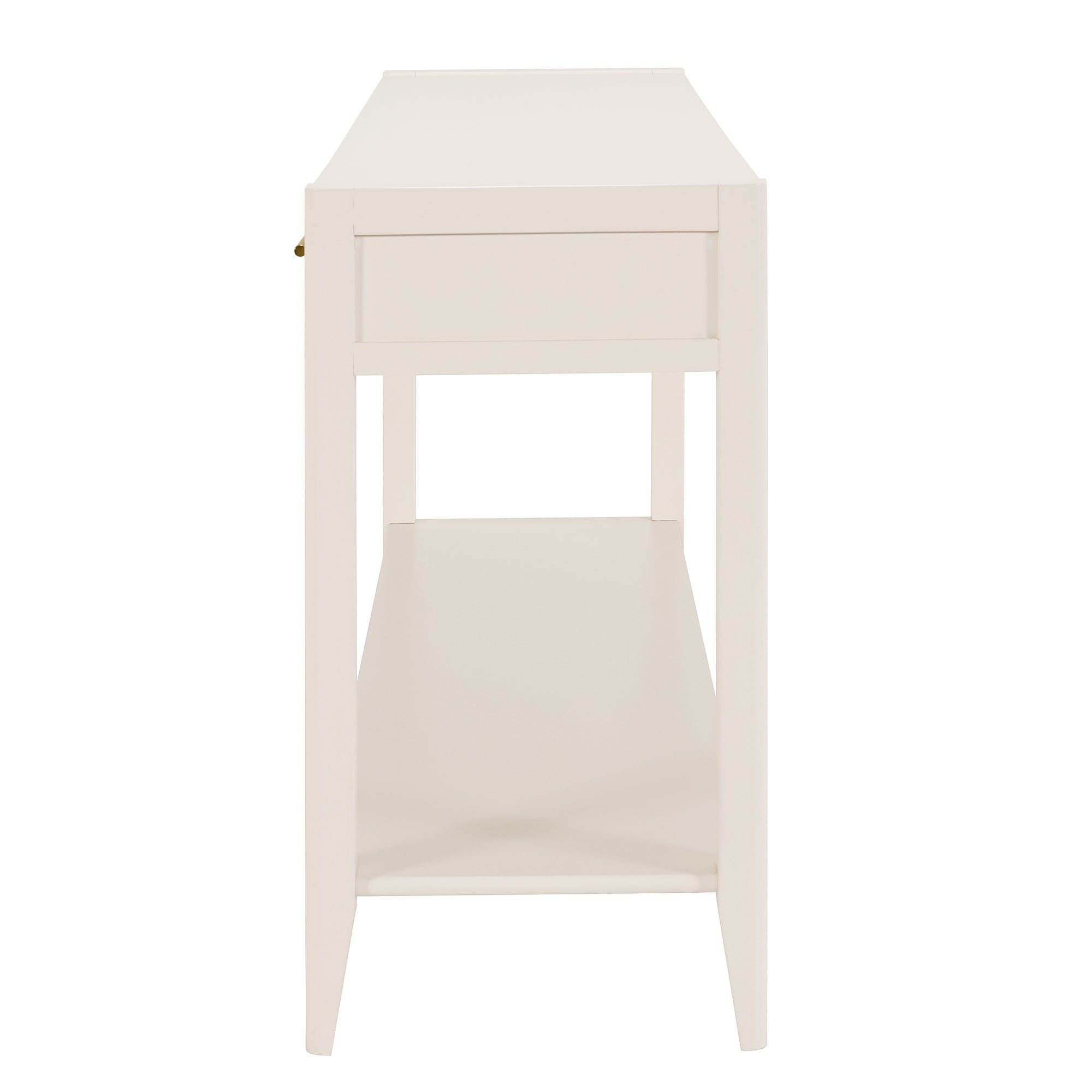 Fluted Drawer Contemporary Entryway Console Table