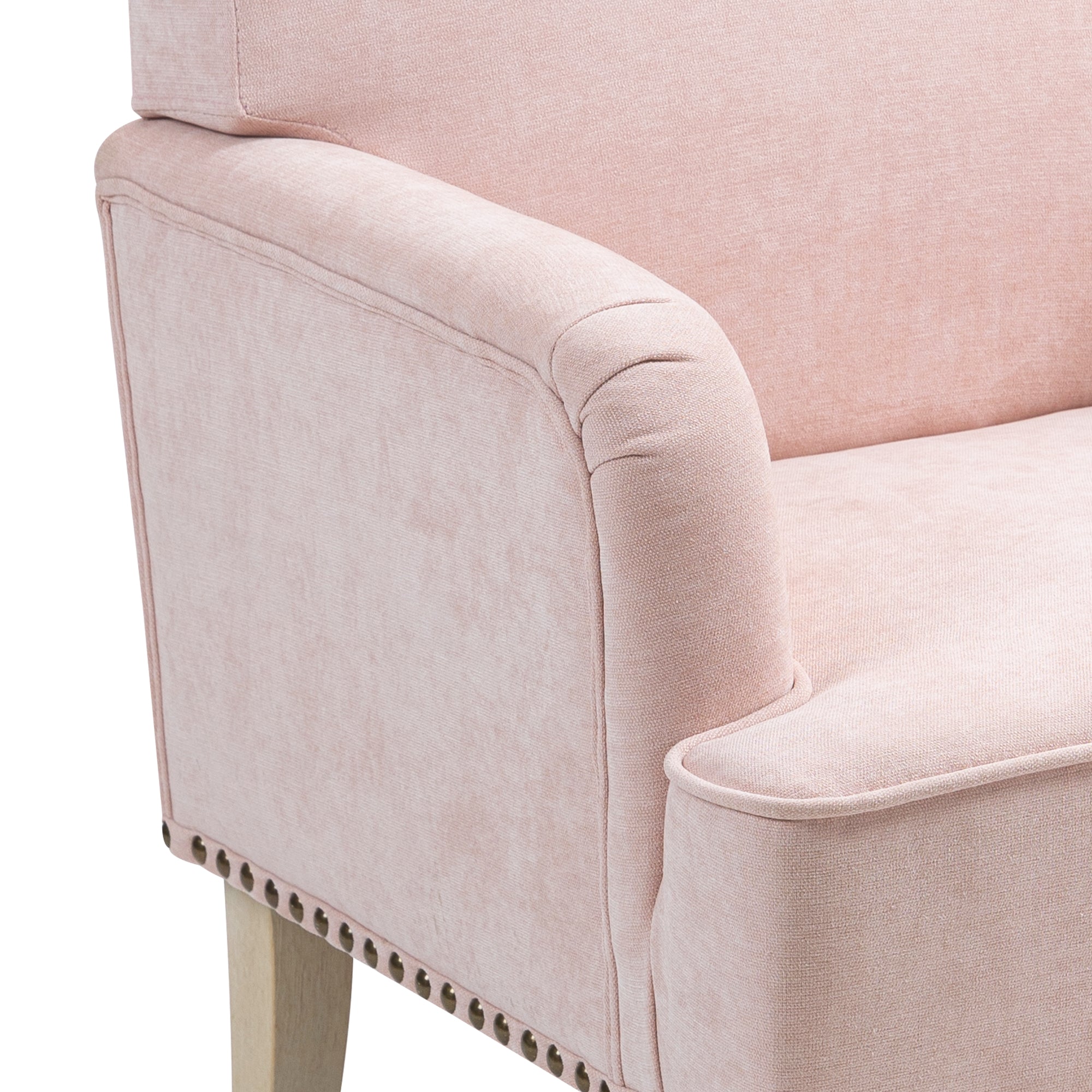 Nailhead Trim Upholstered Accent Chair