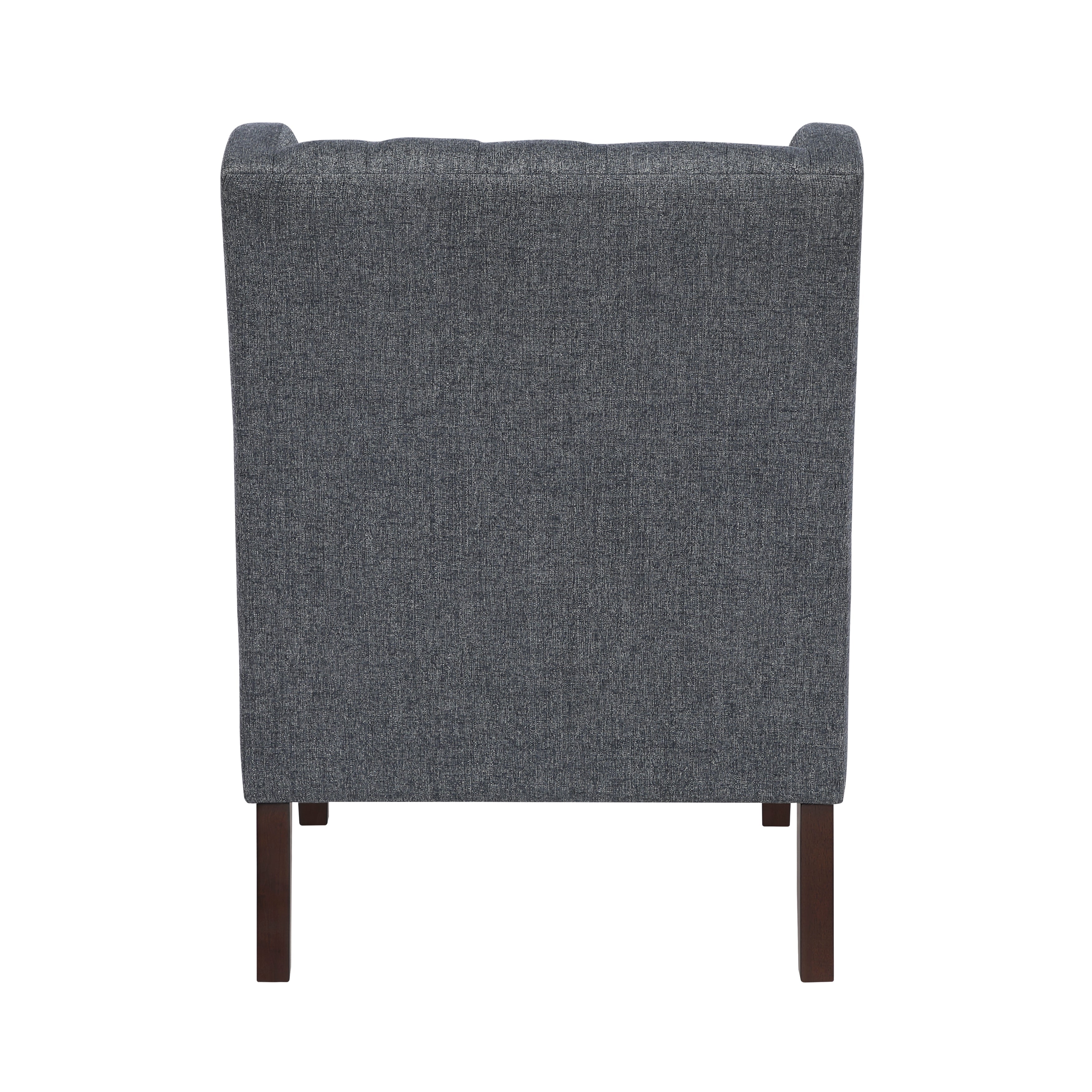 Button-Tufted Upholstered High Back Accent Chair