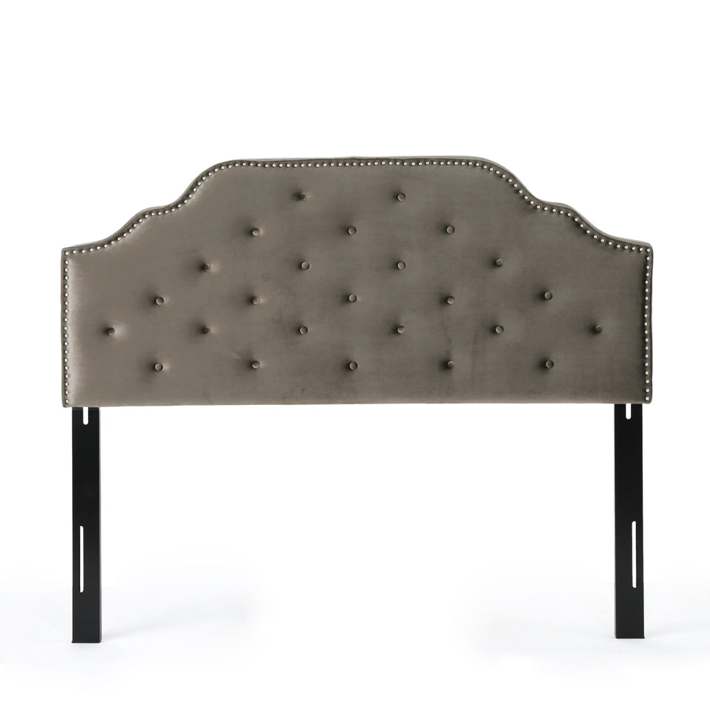 Luella Button Tufted Upholstered Headboard