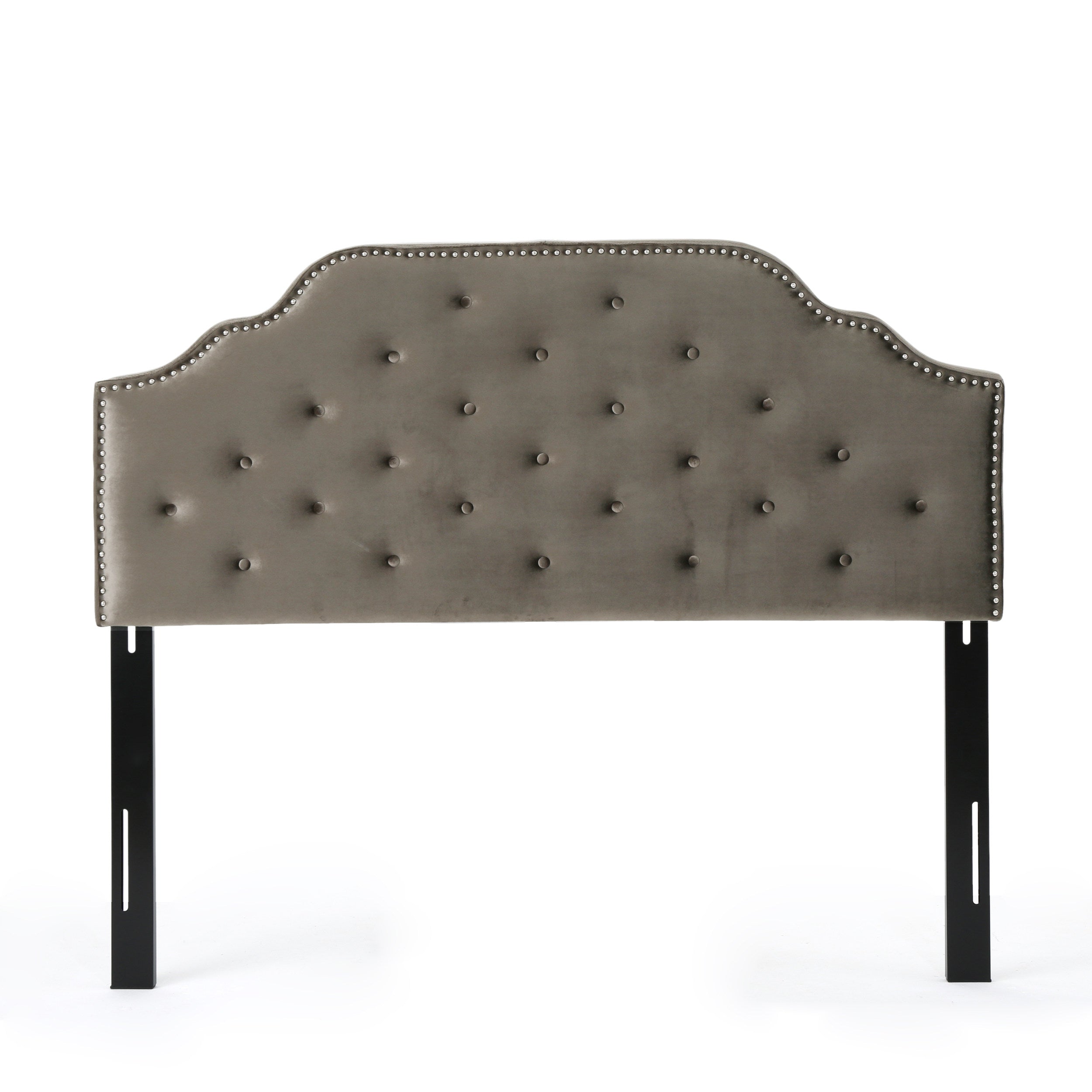 Luella Button Tufted Upholstered Headboard