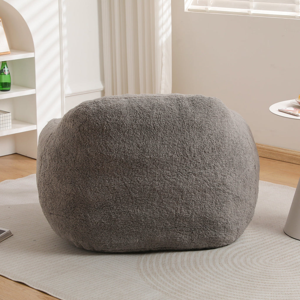 Oversized Teddy Memory Foam Bean Bag Chair