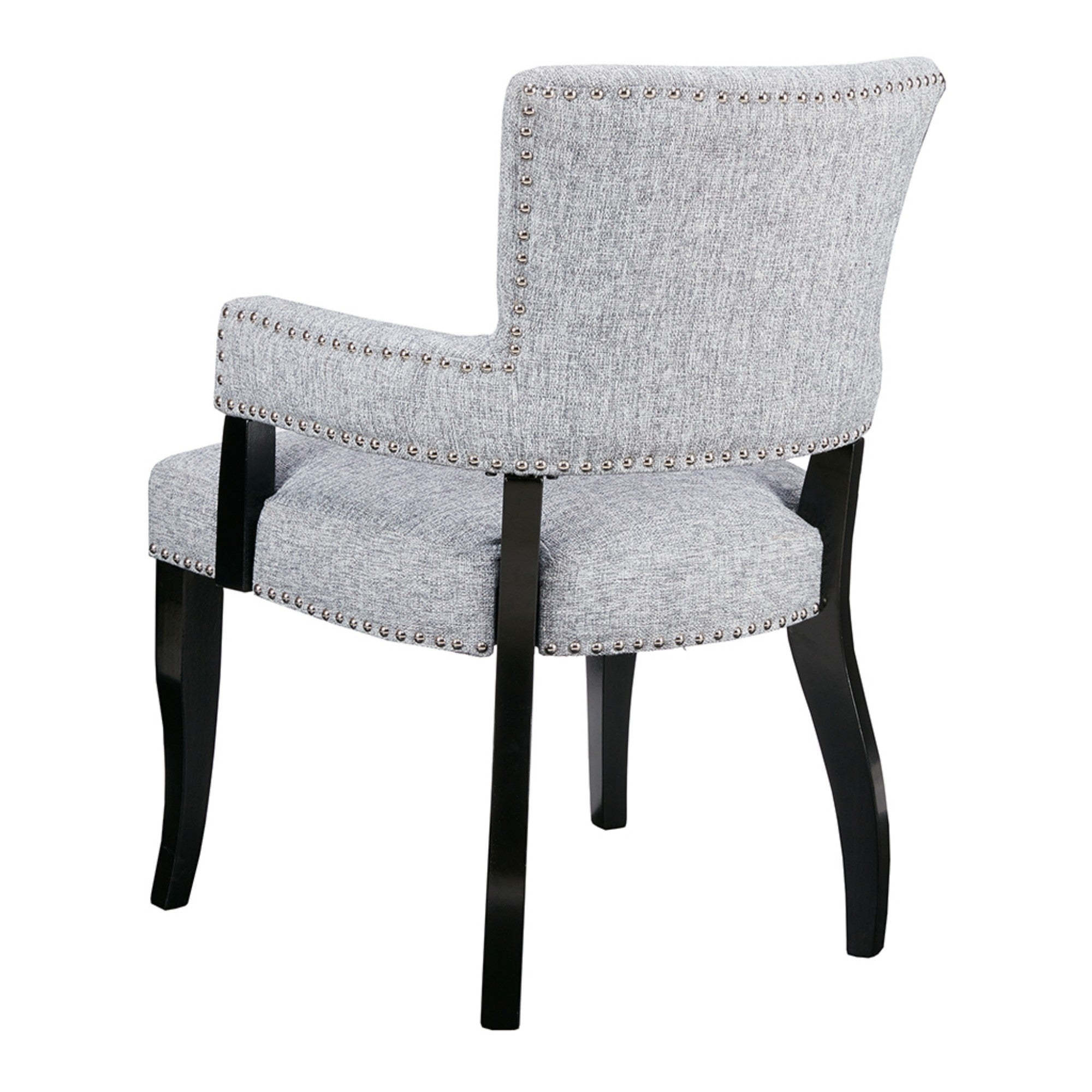 Dawson Arm Upholstered Nailhead Trim Dining Chair