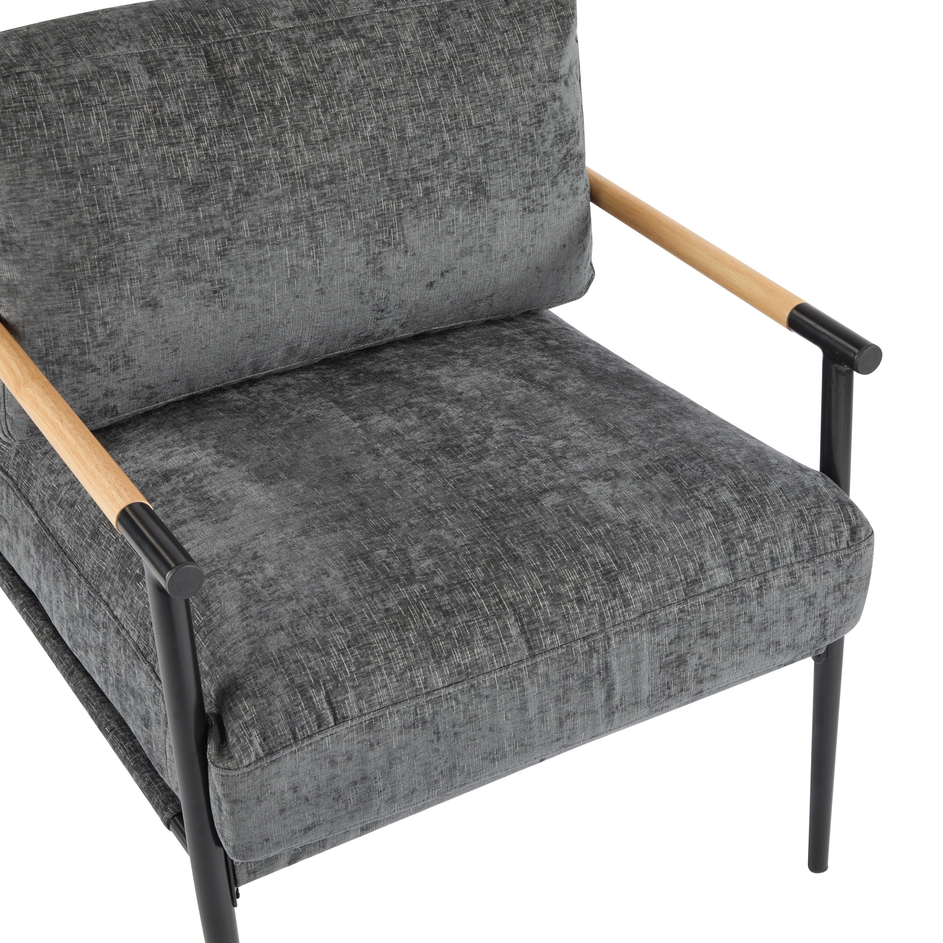 Portwyn Modern Accent Chair with Plush Cushions
