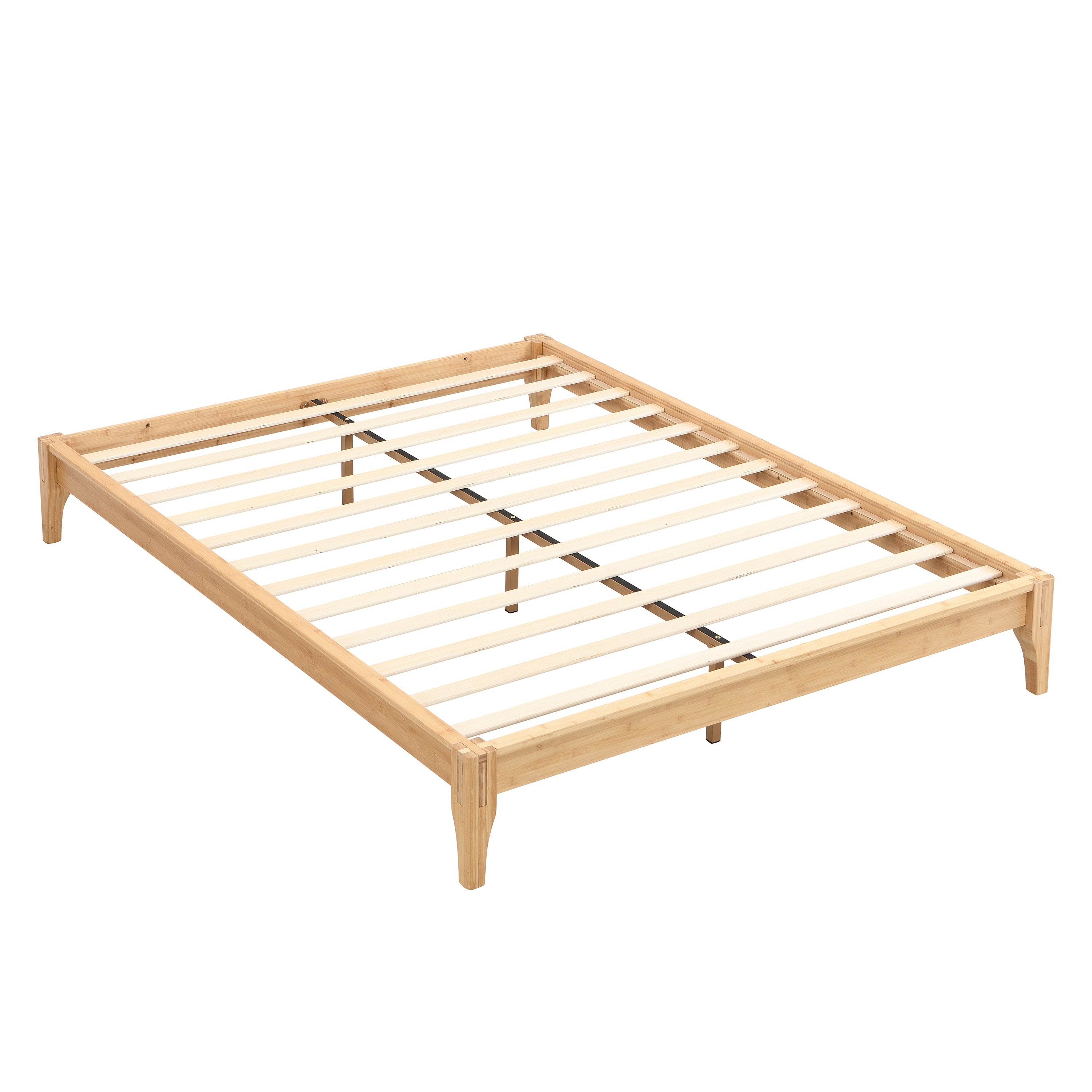 Bamboo Wood Platform Bed Frame