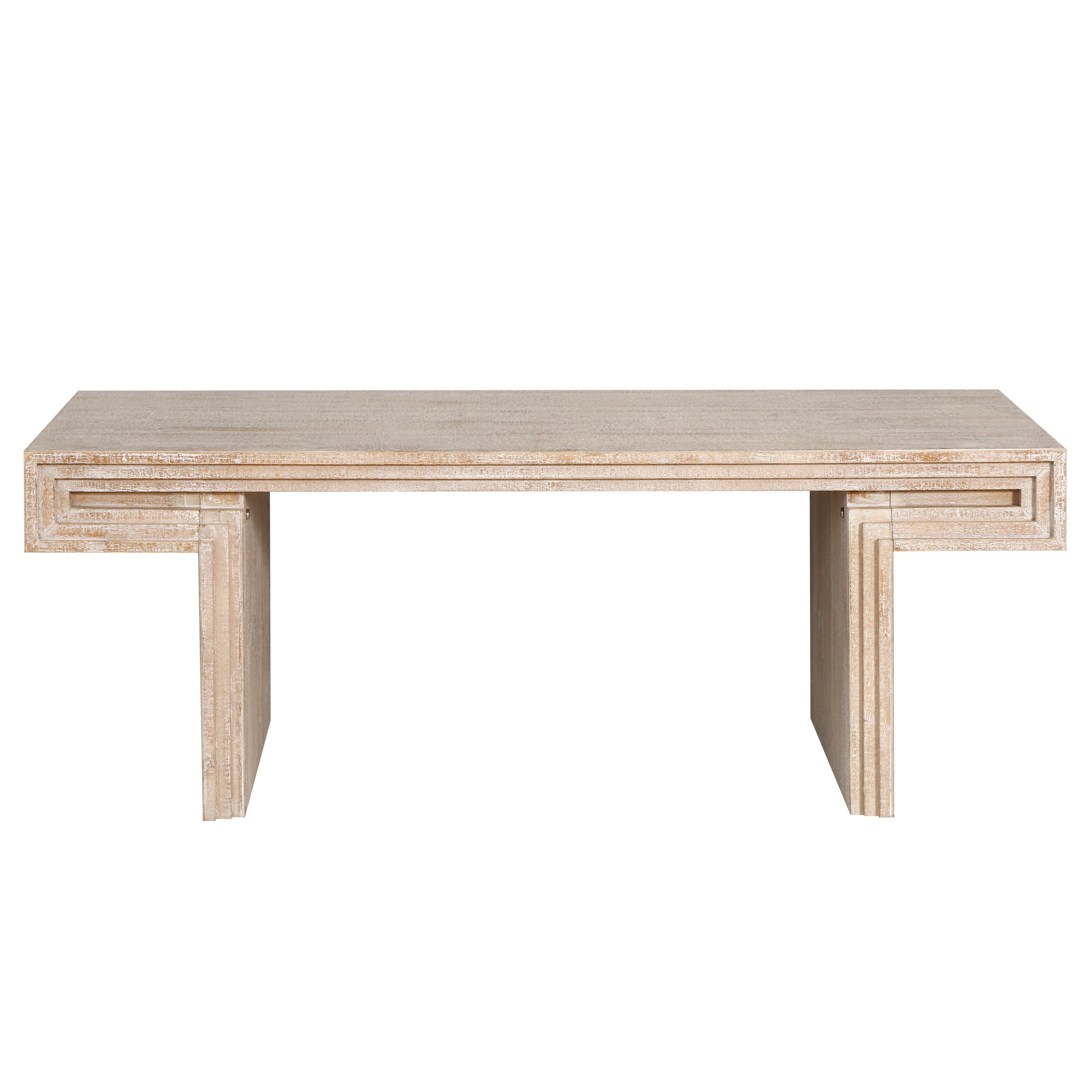 Modern Farmhouse Reclaimed Wood Texture Coffee Table