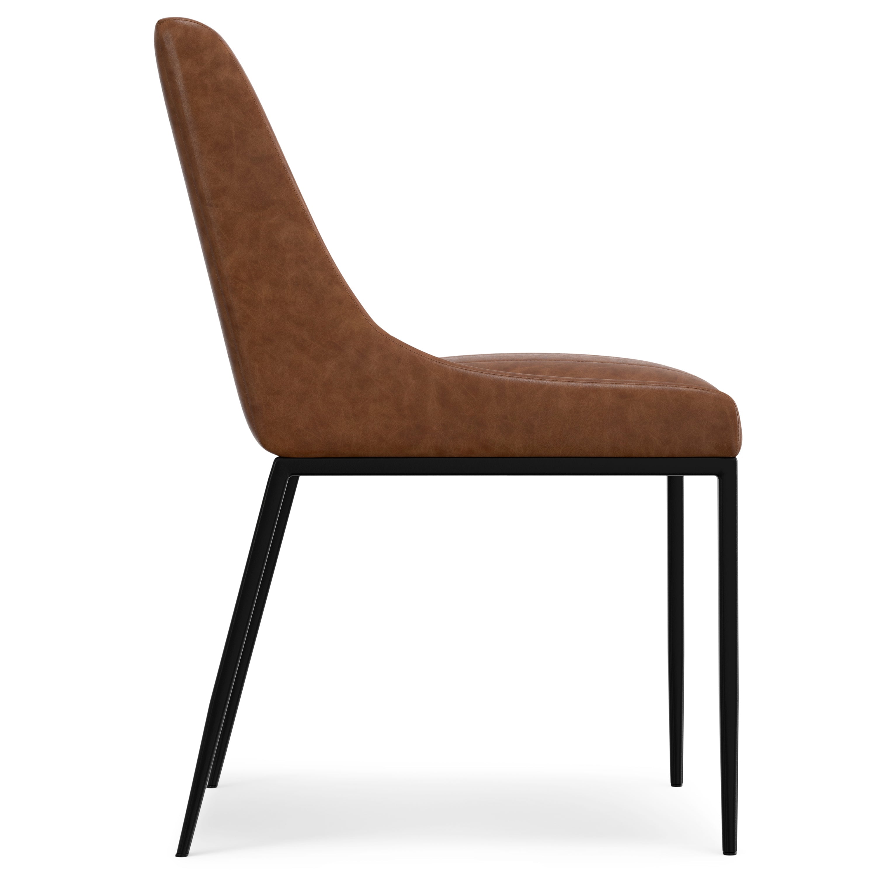 Melody Faux Leather Dining Chair, Set of 2