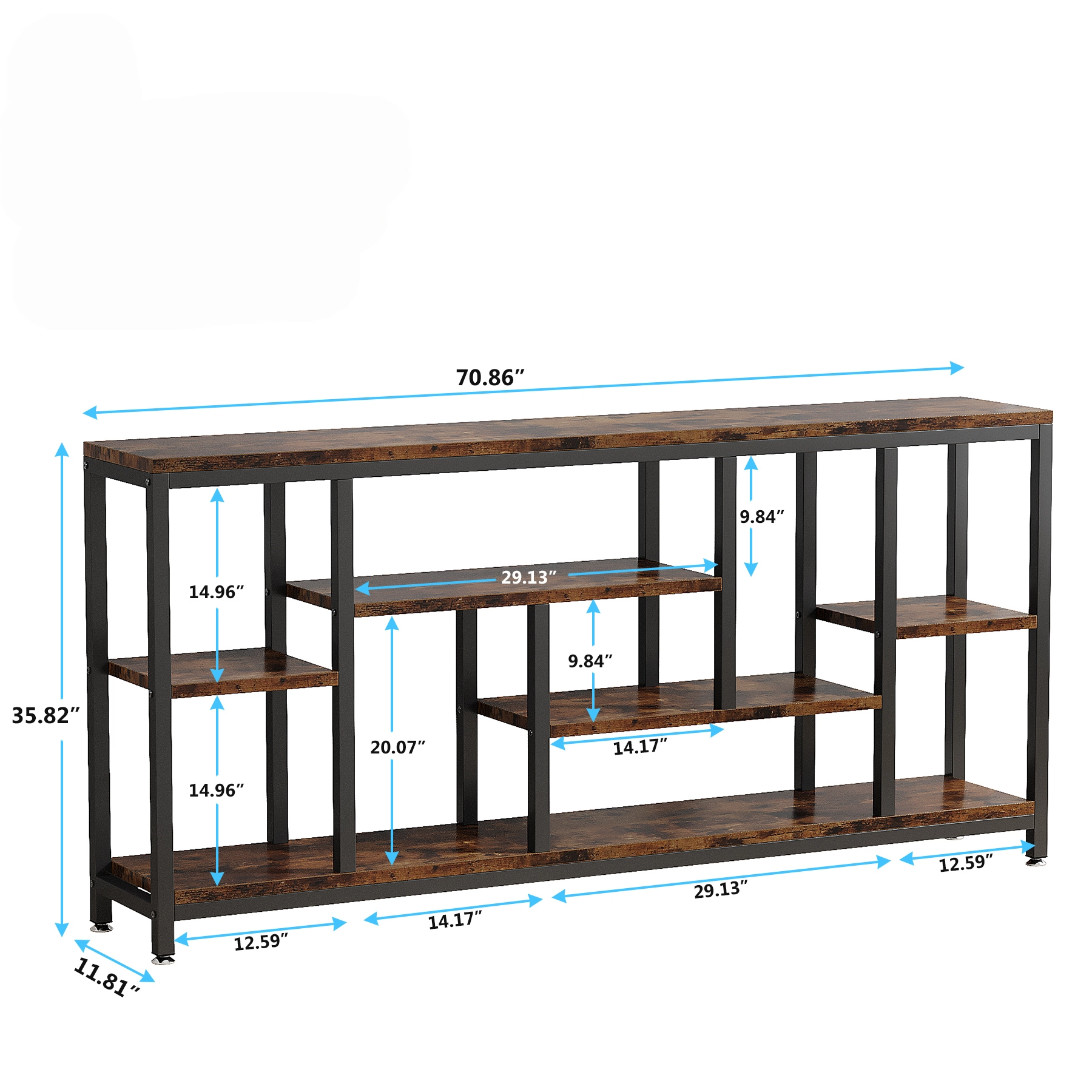 Wellsford 3-Tier Console Table