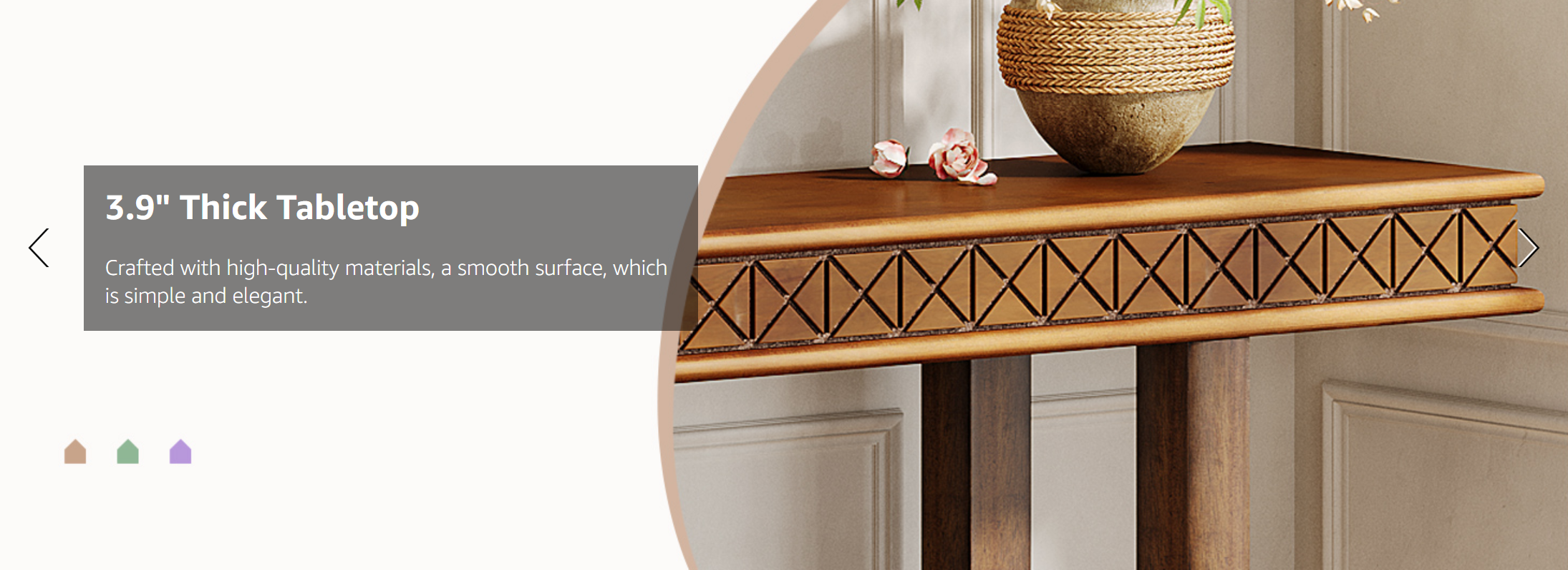 Mapledown 2-Tier Entryway Accent Table with Storage