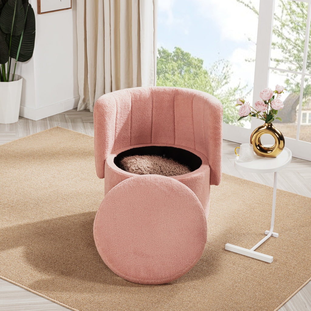 360 Degree Swivel Back Sofa Chair With Storage Space