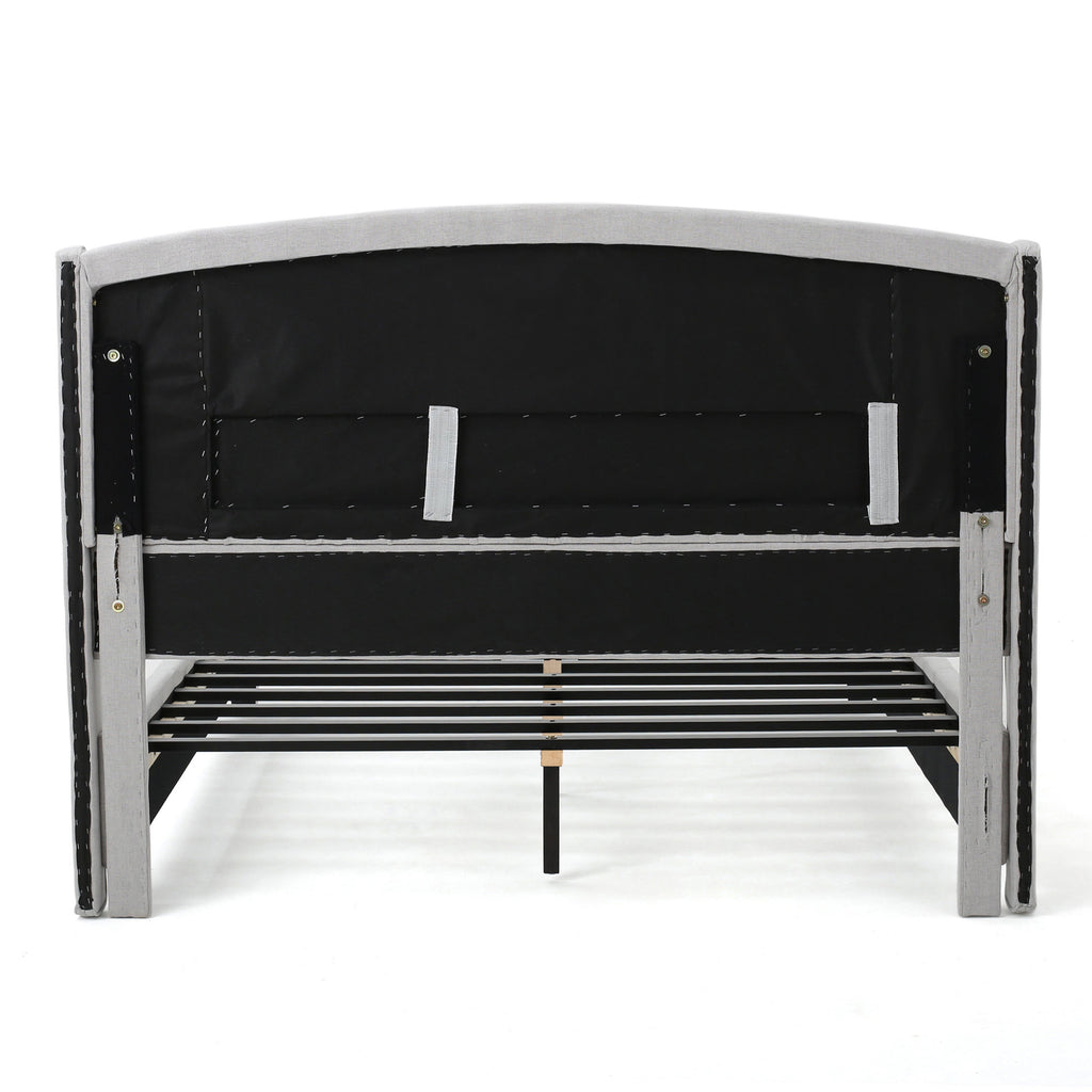 Button Tufted Wingback Bed