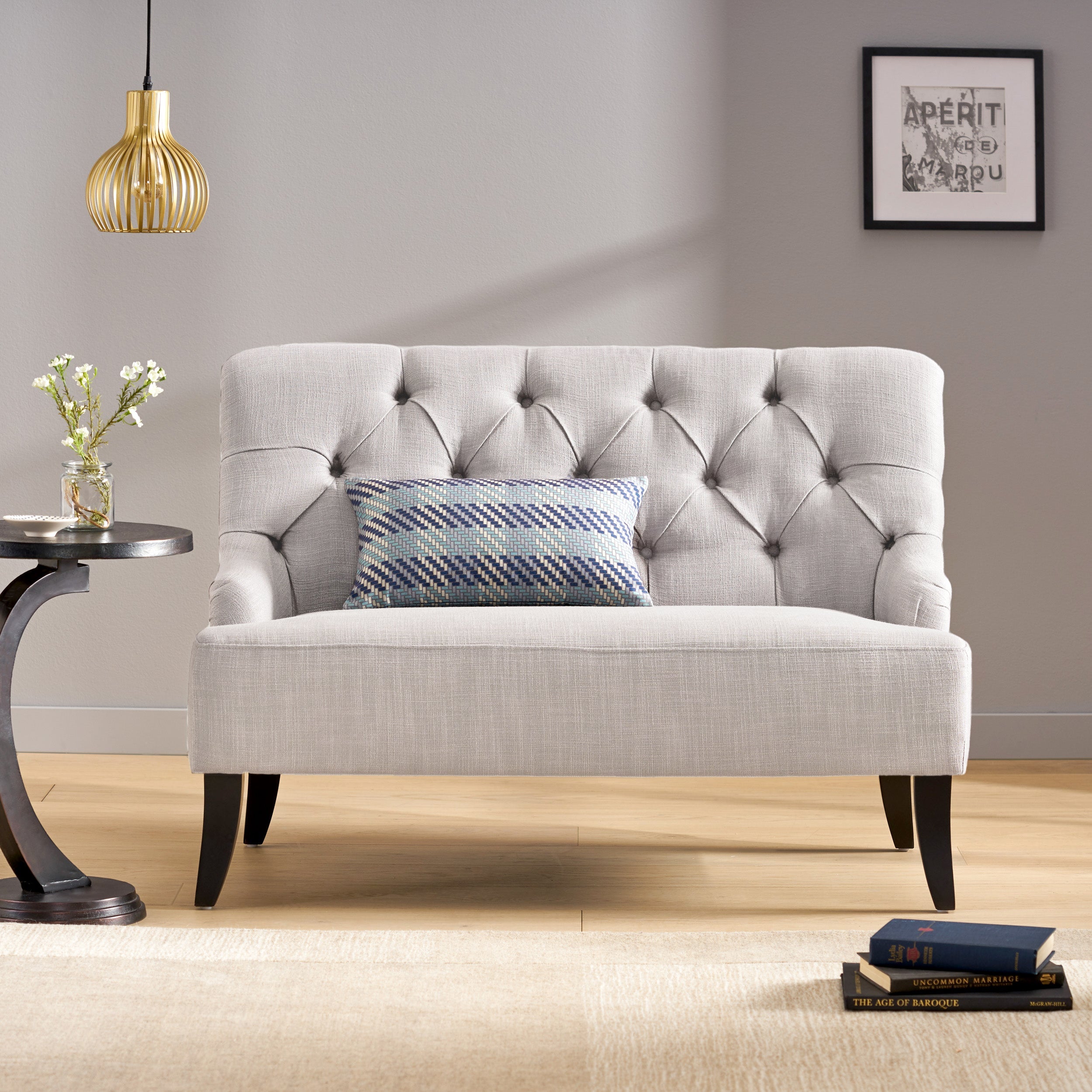 Nicole Button Tufted Settee