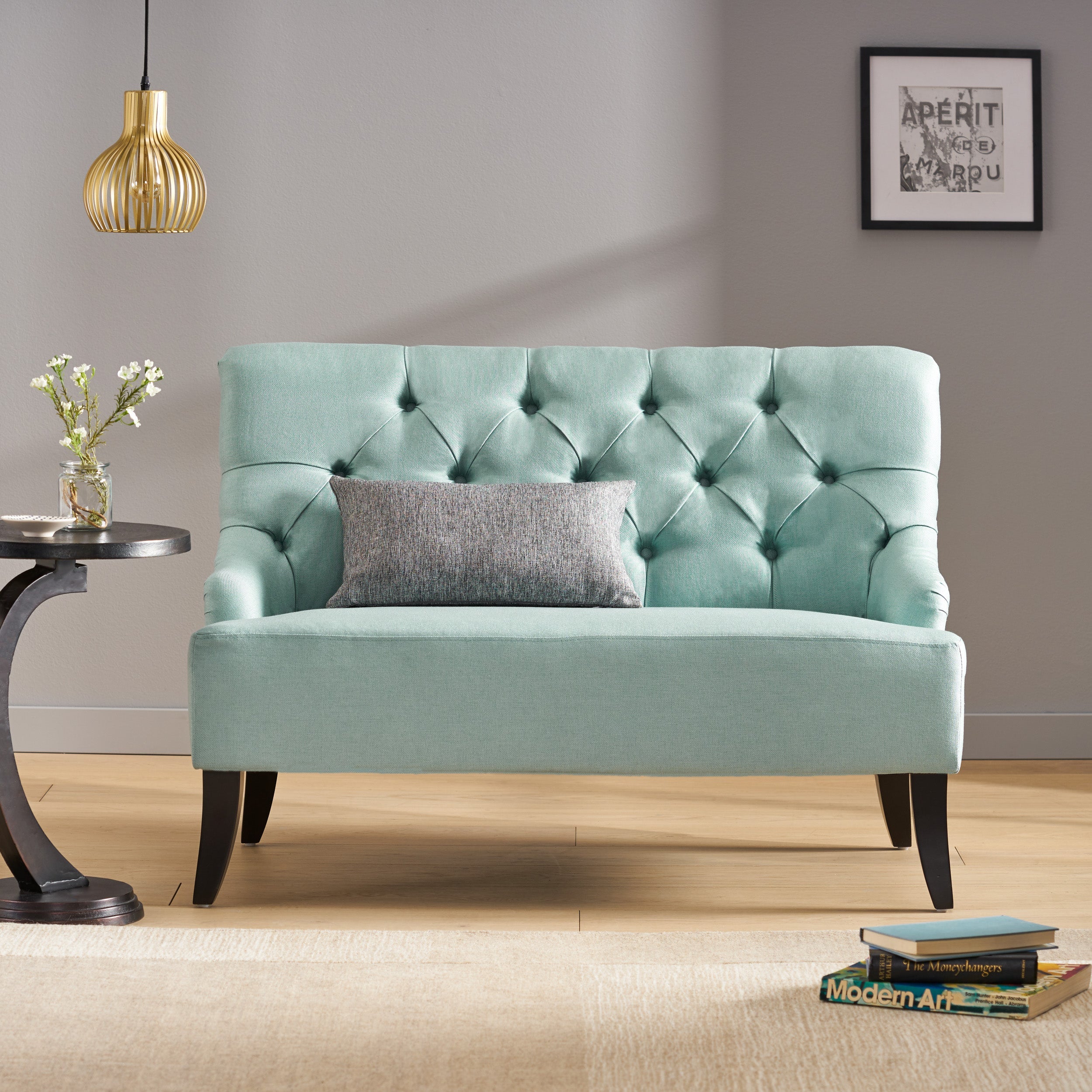 Nicole Button Tufted Settee