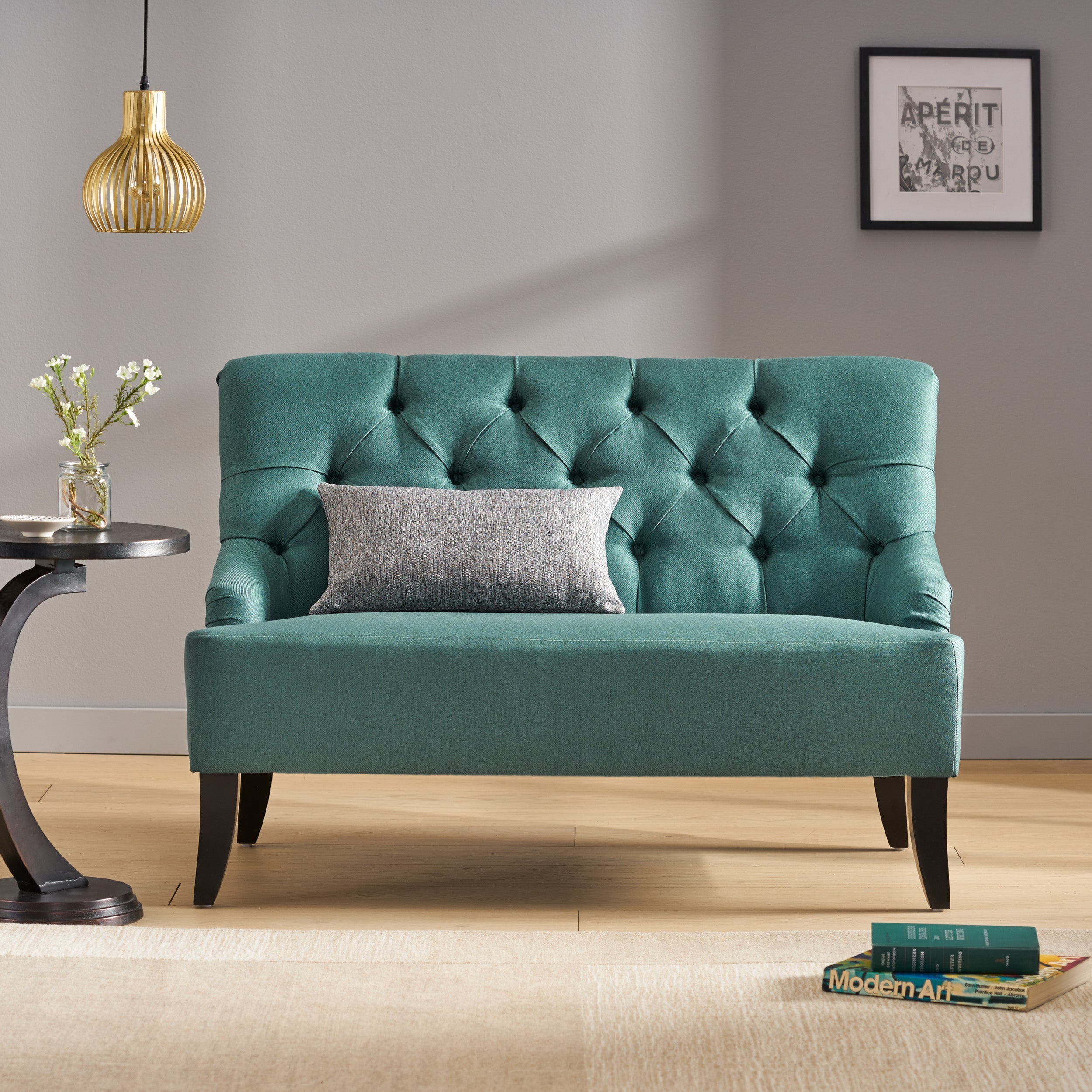 Nicole Button Tufted Settee
