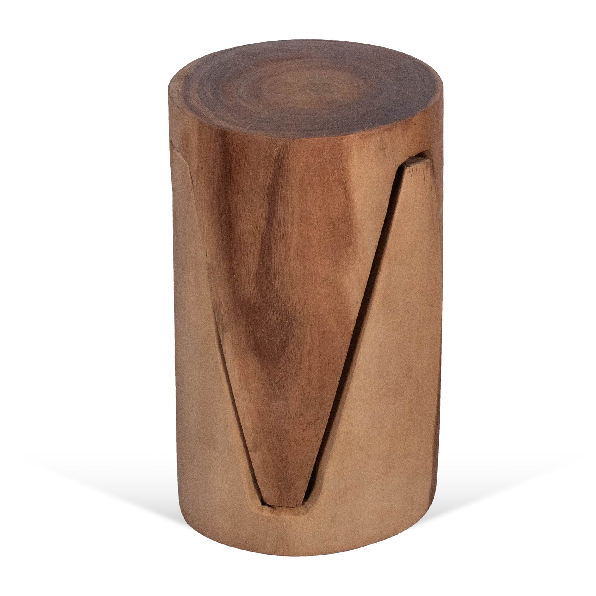 Maze Solid Wood Side Tables, Set of 2