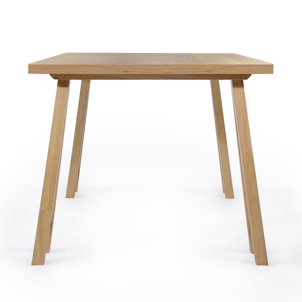 Solid Wood Sawhorse Dining Table