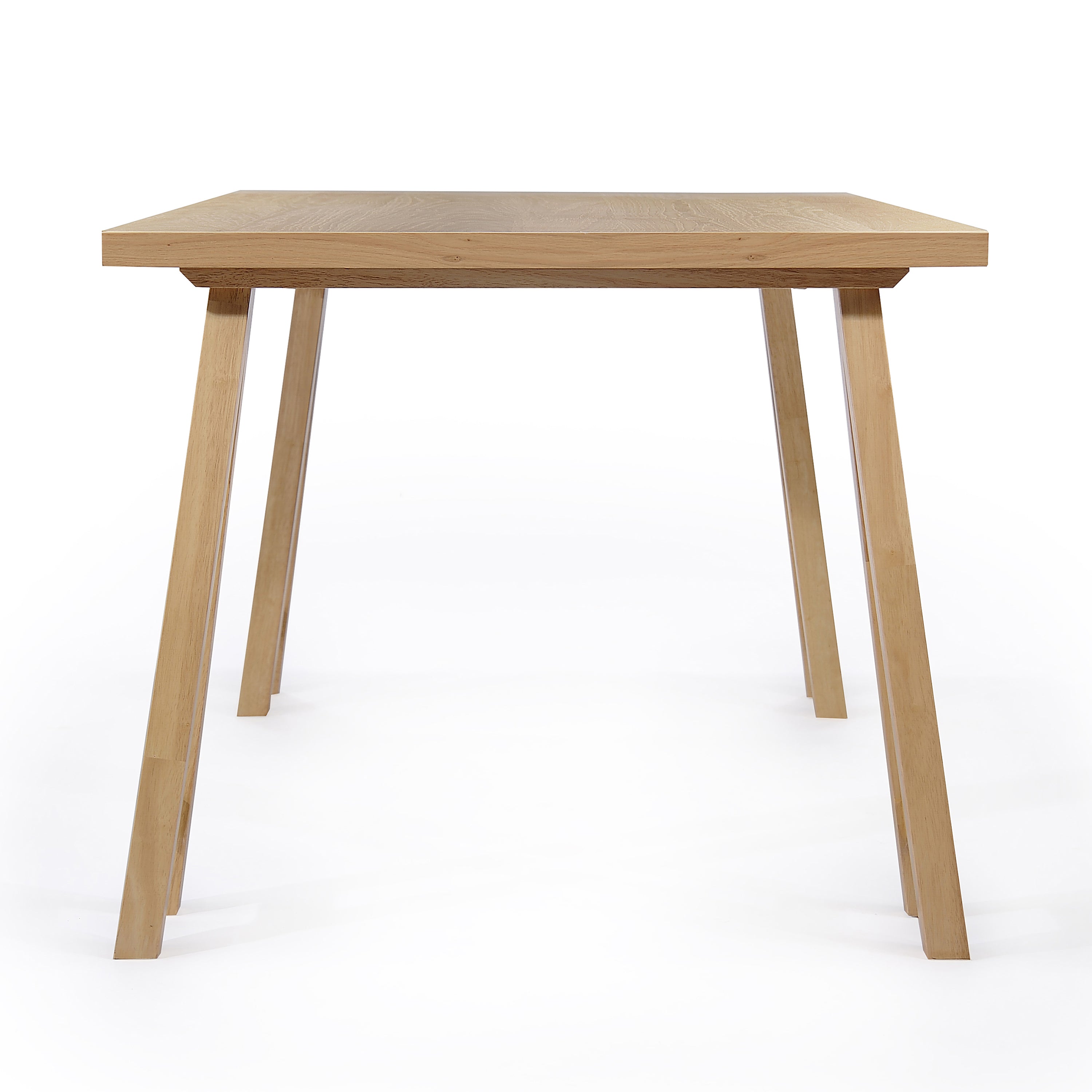 Solid Wood Sawhorse Dining Table
