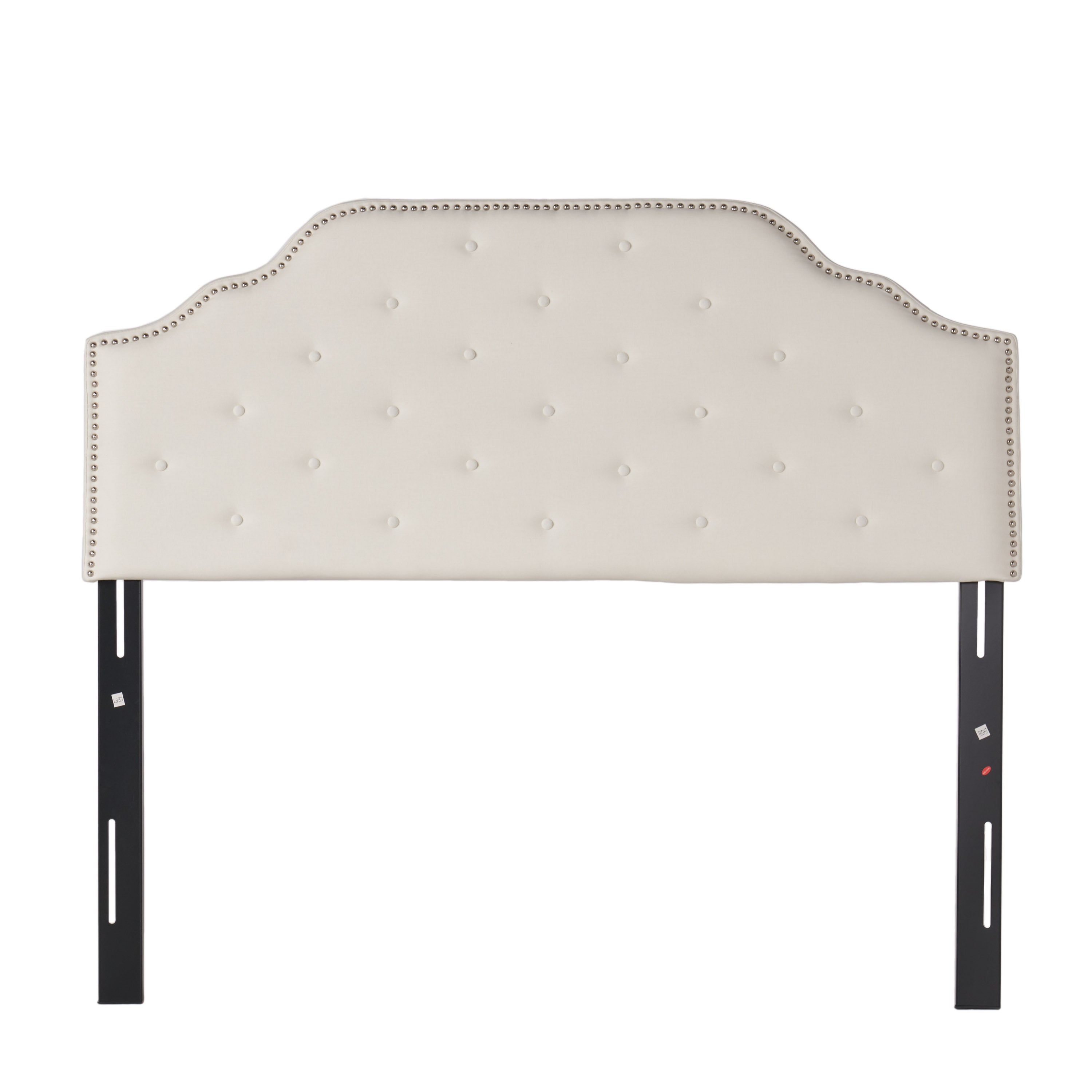 Luella Button Tufted Upholstered Headboard