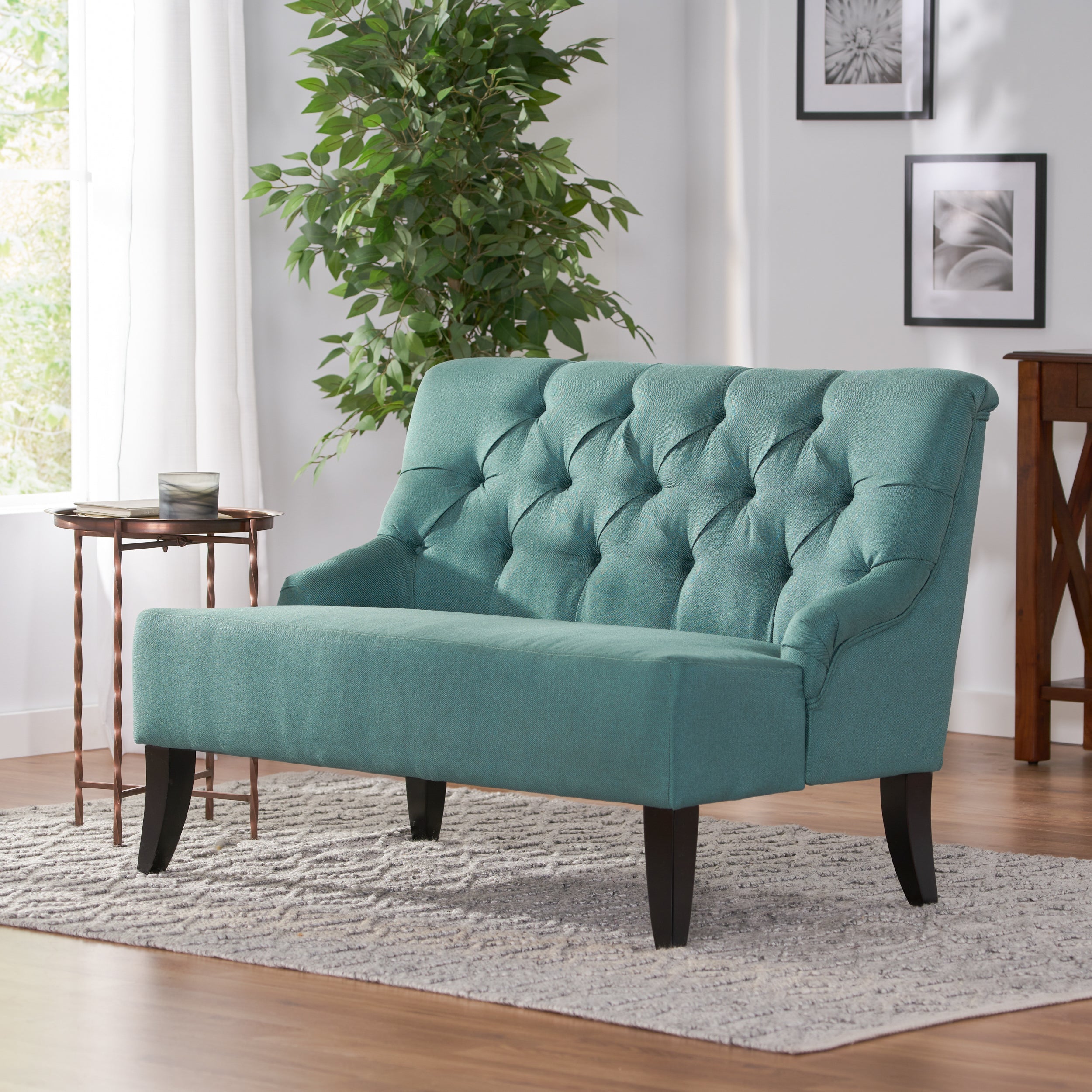 Nicole Button Tufted Settee