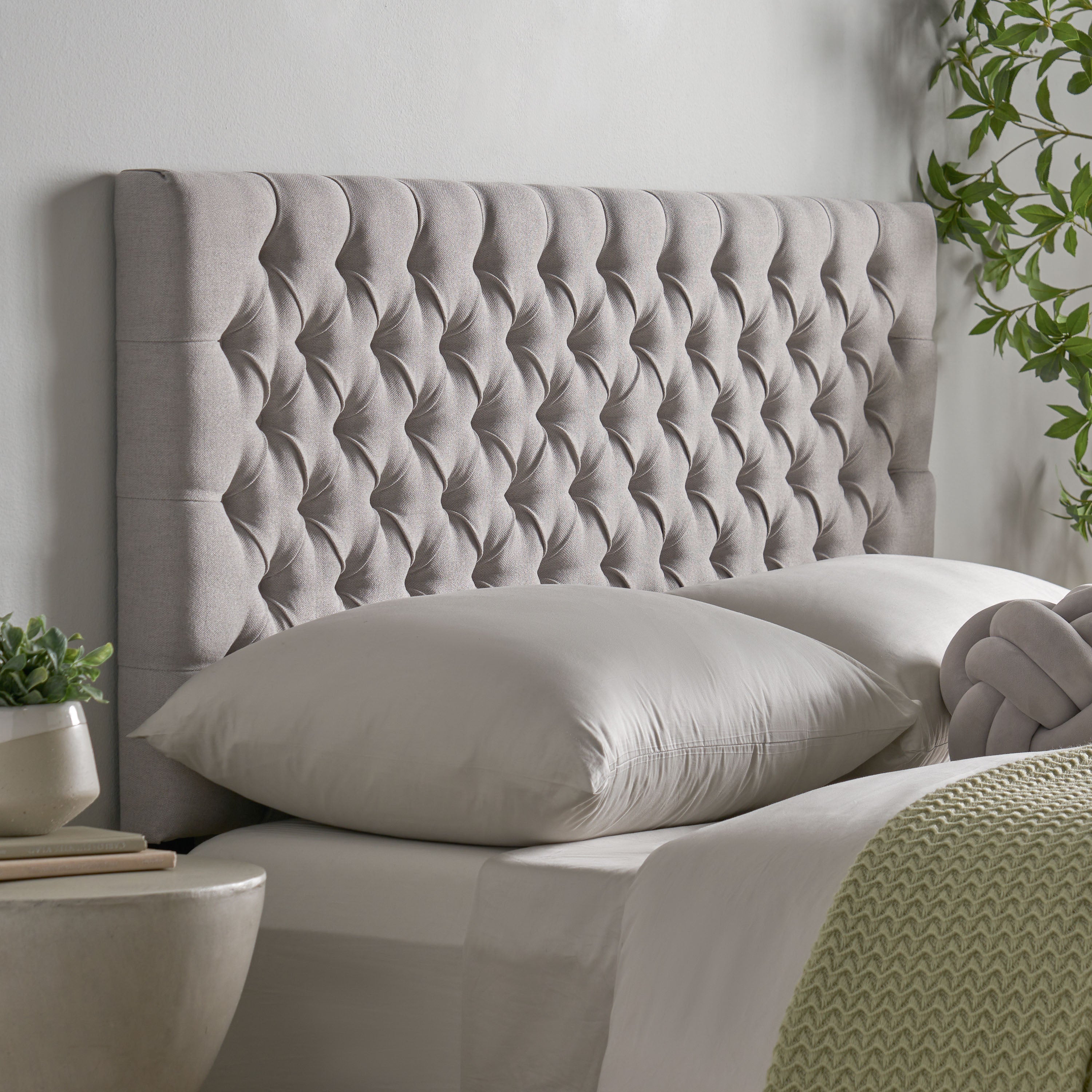 Annecy Contemporary Upholstered Fabric Headboard